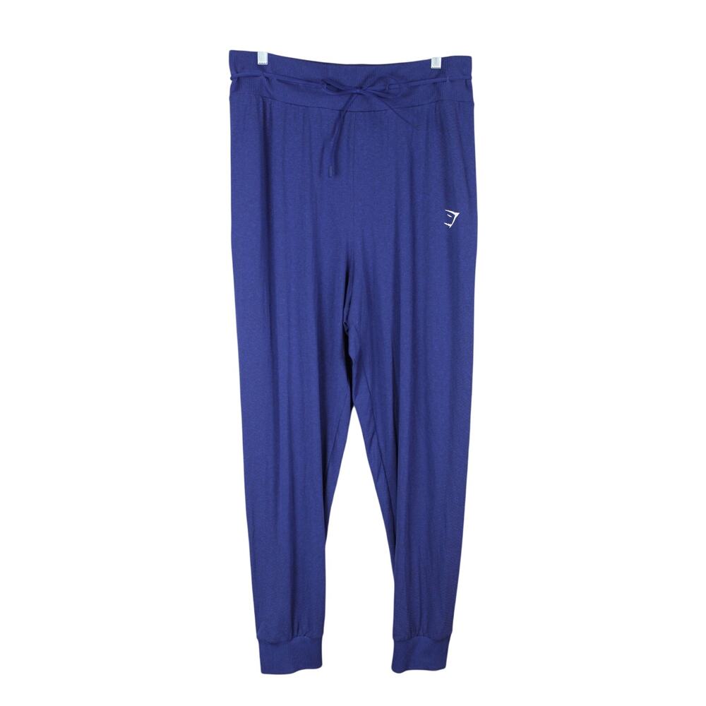 Gymshark Activewear Athletic Workout Training Blue Vital Seamless Joggers Pants